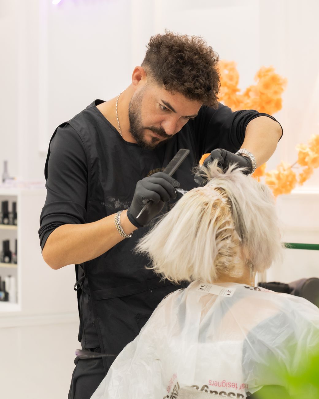 Balayage im Salon Klara - Detailansicht